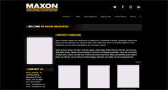 Desktop Screenshot of maxon.com